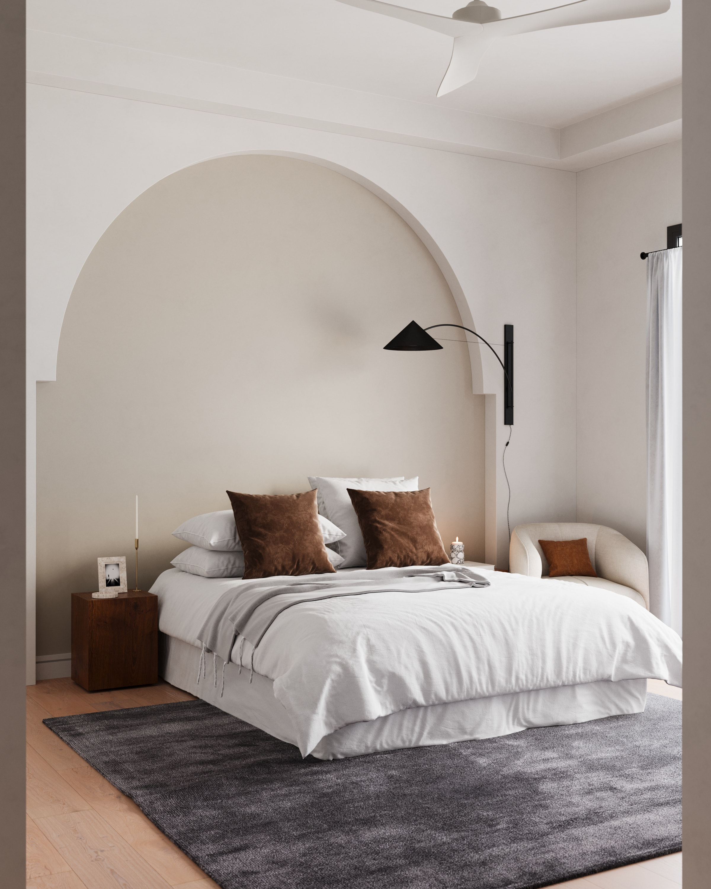 Photorealistic 3D architectural render — interior and exterior visualization service